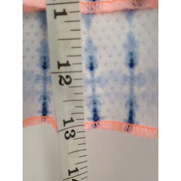 Lucky in Love Skort Women Large (12) Blue White Tier Tennis Golf Activewear Mini - Picture 5 of 6